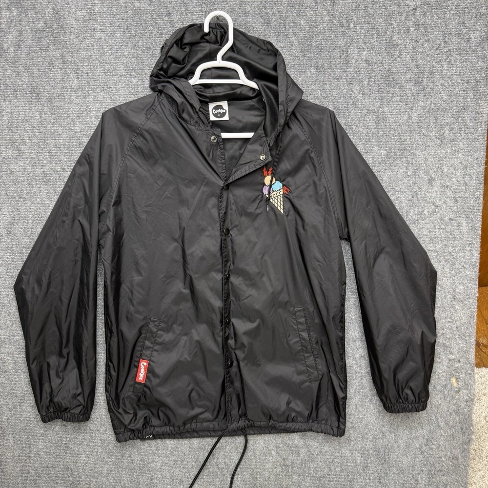 Cookies SF Icecream hooded jacket BRRR Men's size Large Gucci-Mane windbreaker